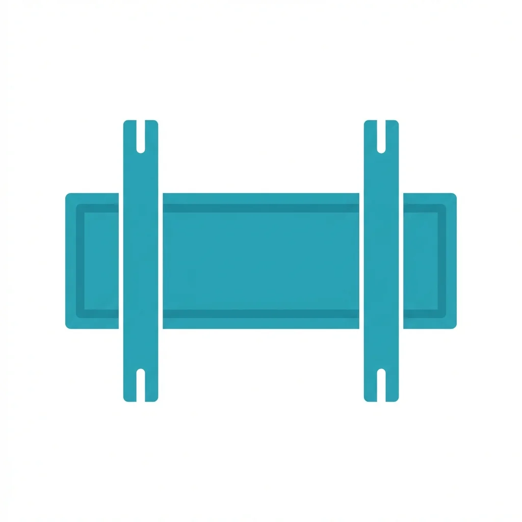 Fixed TV wall mount bracket for flush installation