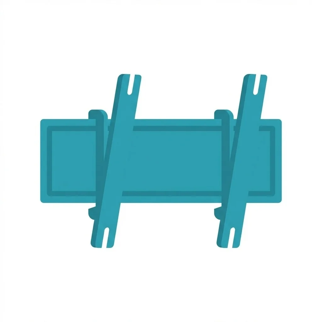 Tilting TV wall mount bracket for adjustable viewing angle